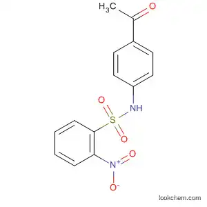 Molecular Structure of 63228-71-7 (N-(4-acetylphenyl)-2-nitrobenzenesulfonamide)