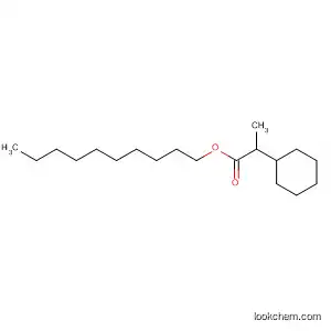 Molecular Structure of 63321-68-6 (Cyclohexanepropanoic acid, decyl ester)