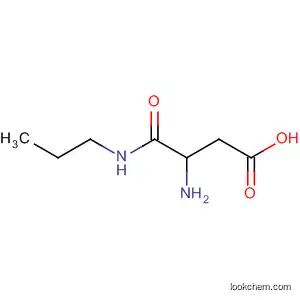 Molecular Structure of 63341-72-0 (Butanoic acid, 3-amino-4-oxo-4-(propylamino)-)