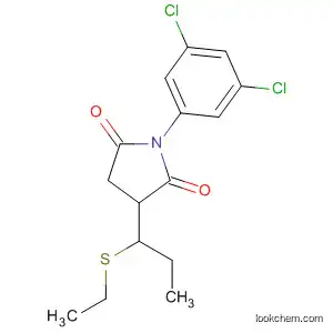 Molecular Structure of 63404-87-5 (2,5-Pyrrolidinedione, 1-(3,5-dichlorophenyl)-3-[1-(ethylthio)propyl]-)