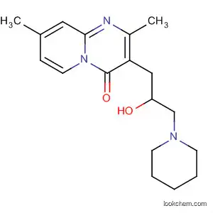 Molecular Structure of 63462-48-6 (4H-Pyrido[1,2-a]pyrimidin-4-one,
3-[2-hydroxy-3-(1-piperidinyl)propyl]-2,8-dimethyl-)