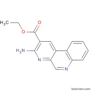 Molecular Structure of 63482-19-9 (Benzo[f][1,7]naphthyridine-2-carboxylic acid, 3-amino-, ethyl ester)