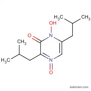 Molecular Structure of 63536-50-5 (2(1H)-Pyrazinone, 1-hydroxy-3,6-bis(2-methylpropyl)-, 4-oxide)
