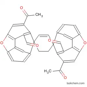 Molecular Structure of 63556-91-2 (Ethanone, 1,1'-[1,4-phenylenebis(carbonyl-8,2-dibenzofurandiyl)]bis-)