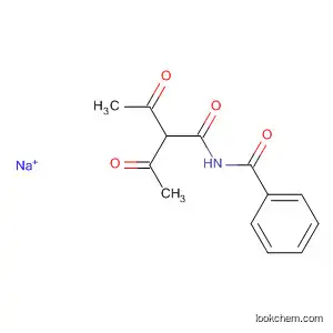 Molecular Structure of 63557-60-8 (Benzamide, N-(2-acetyl-1,3-dioxobutyl)-, ion(1-), sodium)