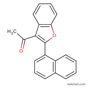 Molecular Structure of 63559-03-5 (Ethanone, 1-[2-(1-naphthalenyl)-3-benzofuranyl]-)