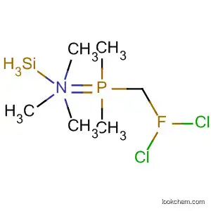 Molecular Structure of 63563-20-2 (Silanamine,
N-[(dichlorofluoromethyl)dimethylphosphoranylidene]-1,1,1-trimethyl-)