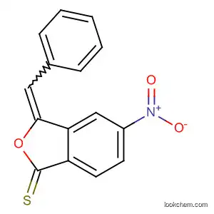 Molecular Structure of 63564-76-1 (1(3H)-Isobenzofuranthione, 5-nitro-3-(phenylmethylene)-)