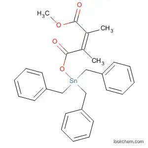 Molecular Structure of 63663-19-4 (2-Butenoic acid, 2,3-dimethyl-4-oxo-4-[[tris(phenylmethyl)stannyl]oxy]-,
methyl ester, (Z)-)