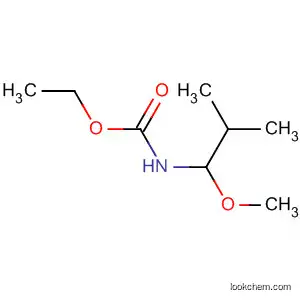 Molecular Structure of 63767-47-5 (Carbamic acid, (1-methoxy-2-methylpropyl)-, ethyl ester)