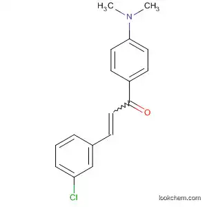 Molecular Structure of 63831-40-3 (2-Propen-1-one, 3-(3-chlorophenyl)-1-[4-(dimethylamino)phenyl]-)
