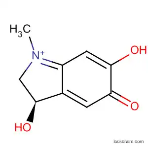 Molecular Structure of 64118-72-5 (2H-Indolium, 3,5-dihydro-3,6-dihydroxy-1-methyl-5-oxo-, (R)-)