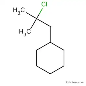 Molecular Structure of 64164-94-9 (Cyclohexane, (2-chloro-2-methylpropyl)-)
