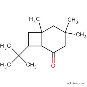 Molecular Structure of 64394-26-9 (Bicyclo[4.2.0]octan-2-one, 8-(1,1-dimethylethyl)-4,4,6-trimethyl-)
