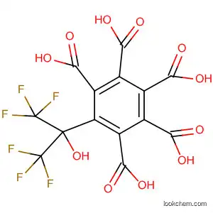 Molecular Structure of 64431-62-5 (Benzenepentacarboxylic acid,
[2,2,2-trifluoro-1-hydroxy-1-(trifluoromethyl)ethyl]-)