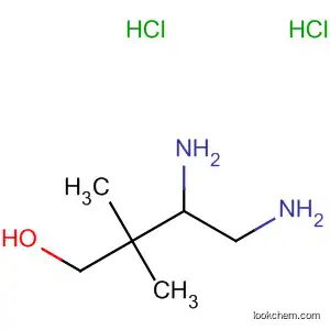 Molecular Structure of 64529-01-7 (1-Butanol, 3,4-diamino-2,2-dimethyl-, dihydrochloride)