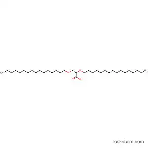Molecular Structure of 64713-32-2 (Propanoic acid, 2,3-bis(hexadecyloxy)-)