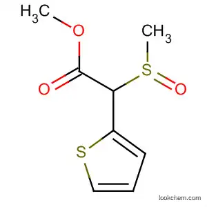 Molecular Structure of 64769-71-7 (2-Thiopheneacetic acid, a-(methylsulfinyl)-, methyl ester)