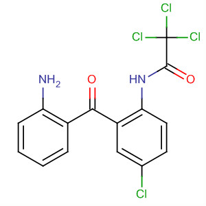 Acetamide, N-[2-(2-aminobenzoyl)-4-chlorophenyl]-2,2,2-trichloro-