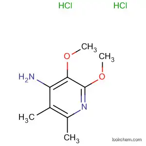 Molecular Structure of 64838-00-2 (4-Pyridinamine, 2,3-dimethoxy-5,6-dimethyl-, dihydrochloride)