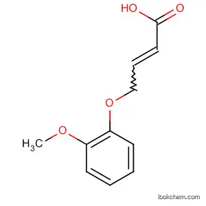 Molecular Structure of 64899-68-9 (2-Butenoic acid, 4-(2-methoxyphenoxy)-)