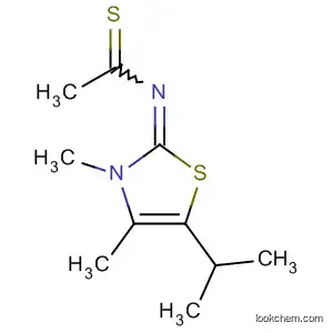 Molecular Structure of 64949-25-3 (Ethanethioamide,
N-[3,4-dimethyl-5-(1-methylethyl)-2(3H)-thiazolylidene]-)