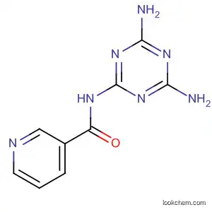 Molecular Structure of 65052-42-8 (3-Pyridinecarboxamide, N-(4,6-diamino-1,3,5-triazin-2-yl)-)