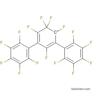Molecular Structure of 65123-97-9 (Cyclohexadienylium, 1,3,5,6,6-pentafluoro-2,4-bis(pentafluorophenyl)-)