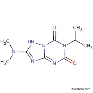 Molecular Structure of 65401-41-4 ([1,2,4]Triazolo[1,5-a][1,3,5]triazine-5,7(1H,6H)-dione,
2-(dimethylamino)-6-(1-methylethyl)-)