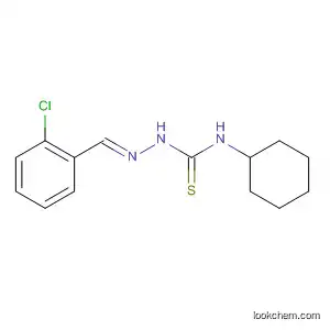 Molecular Structure of 65402-37-1 (Hydrazinecarbothioamide, 2-[(2-chlorophenyl)methylene]-N-cyclohexyl-,
(E)-)