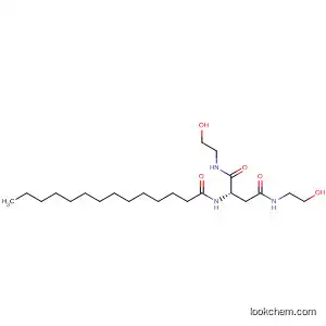 Molecular Structure of 65402-42-8 (Butanediamide, N,N'-bis(2-hydroxyethyl)-2-[(1-oxotetradecyl)amino]-,
(S)-)