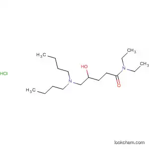 Molecular Structure of 65446-72-2 (Pentanamide, 5-(dibutylamino)-N,N-diethyl-4-hydroxy-,
monohydrochloride)