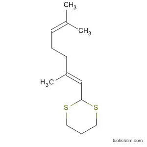 Molecular Structure of 65447-84-9 (1,3-Dithiane, 2-(2,6-dimethyl-1,5-heptadienyl)-, (E)-)