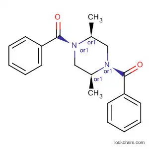 Molecular Structure of 65451-63-0 (Piperazine, 1,4-dibenzoyl-2,5-dimethyl-, cis-)