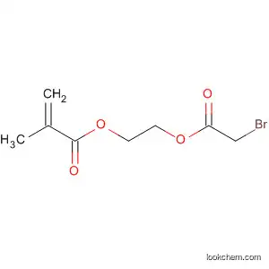 Molecular Structure of 65462-76-2 (2-Propenoic acid, 2-methyl-, 2-[(bromoacetyl)oxy]ethyl ester)