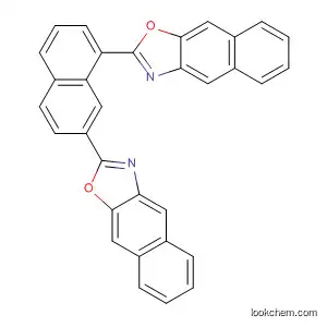 Molecular Structure of 65475-17-4 (Naphth[2,3-d]oxazole, 2,2'-(1,7-naphthalenediyl)bis-)