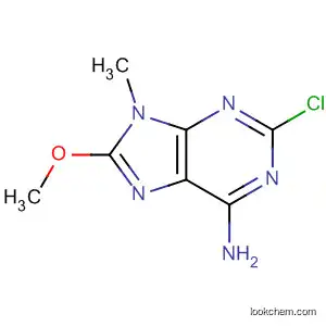Molecular Structure of 65567-61-5 (9H-Purin-6-amine, 2-chloro-8-methoxy-9-methyl-)