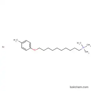 Molecular Structure of 65597-39-9 (1-Decanaminium, N,N,N-trimethyl-10-(4-methylphenoxy)-, bromide)