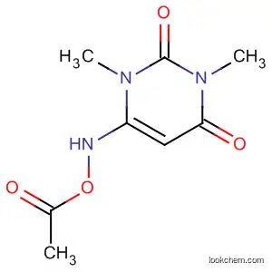 2,4(1H,3H)-Pyrimidinedione, 6-[(acetyloxy)amino]-1,3-dimethyl-