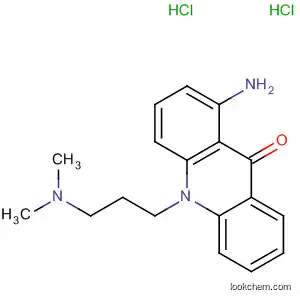 Molecular Structure of 65782-82-3 (9(10H)-Acridinone, 1-amino-10-[3-(dimethylamino)propyl]-,
dihydrochloride)