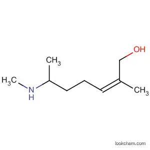 Molecular Structure of 65783-49-5 (2-Hepten-1-ol, 2-methyl-6-(methylamino)-, (Z)-)