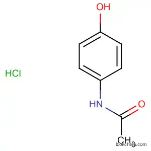 Molecular Structure of 65783-82-6 (Acetamide, N-(4-hydroxyphenyl)-, hydrochloride)