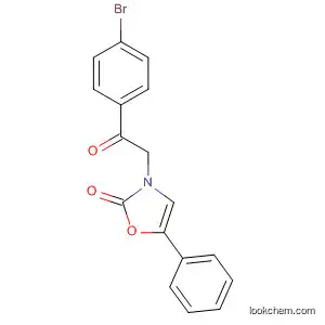 Molecular Structure of 65785-85-5 (2(3H)-Oxazolone, 3-[2-(4-bromophenyl)-2-oxoethyl]-5-phenyl-)
