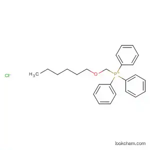 Molecular Structure of 65787-87-3 (Phosphonium, [(hexyloxy)methyl]triphenyl-, chloride)