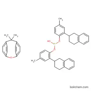 Molecular Structure of 65792-40-7 (Phosphorous acid, 4-[1-(4-hydroxyphenyl)-1-methylethyl]phenyl
bis[4-methyl-2-(1,2,3,4-tetrahydro-2-naphthalenyl)phenyl] ester)