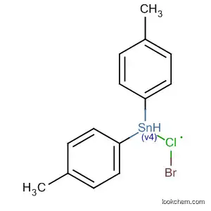 Molecular Structure of 65797-05-9 (Stannane, bromochlorobis(4-methylphenyl)-)