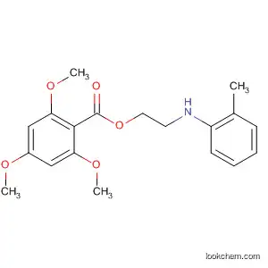 Molecular Structure of 65798-84-7 (Benzoic acid, 2,4,6-trimethoxy-, 2-(methylphenylamino)ethyl ester)