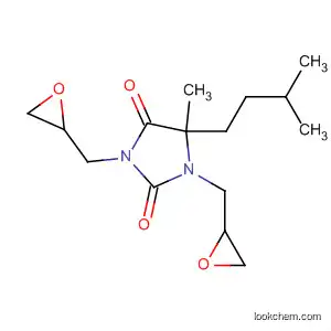 2,4-Imidazolidinedione,
5-methyl-5-(3-methylbutyl)-1,3-bis(oxiranylmethyl)-