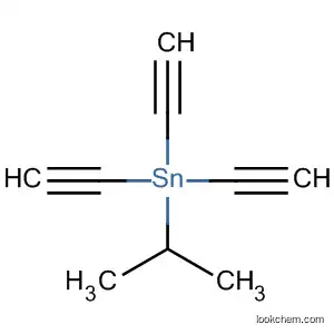 Molecular Structure of 65886-45-5 (Stannane, triethynyl(1-methylethyl)-)