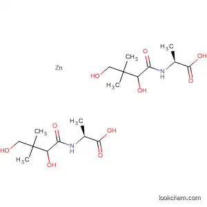 Molecular Structure of 66053-05-2 (b-Alanine, N-(2,4-dihydroxy-3,3-dimethyl-1-oxobutyl)-, zinc salt (2:1),
(R)-)